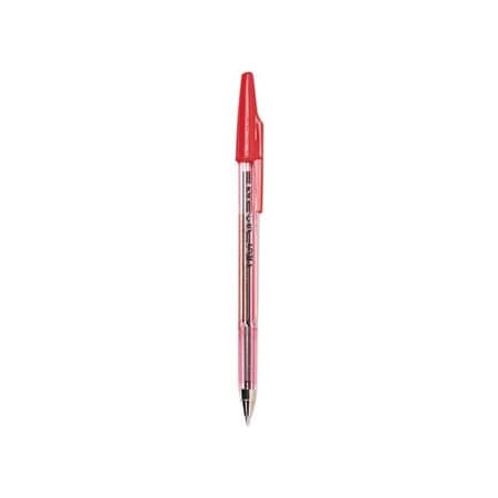 Pilot Pilot, BETTER STICK BALLPOINT PEN, FINE 0.7MM, RED INK, TRANSLUCENT RED BARREL, DOZEN 37011